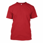 Plain Red Custom Printed T Shirt for Men